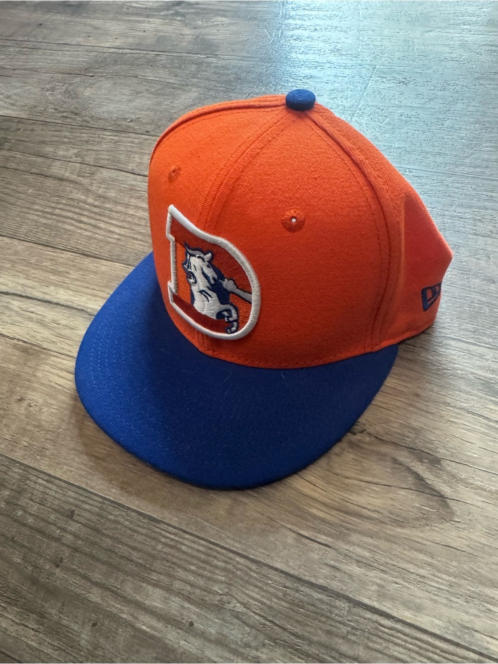New Era Denver Broncos Orange & Blue Snapback Hat